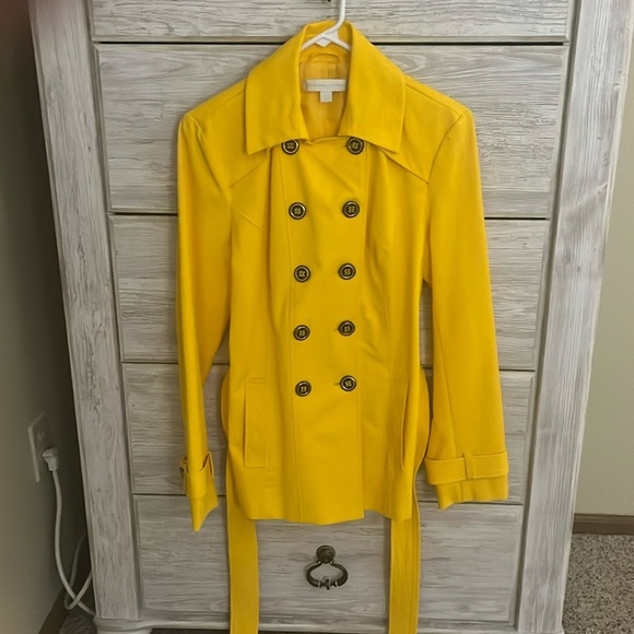 New York & Company Jackets & Blazers - new york and company yellow trench coat nwot